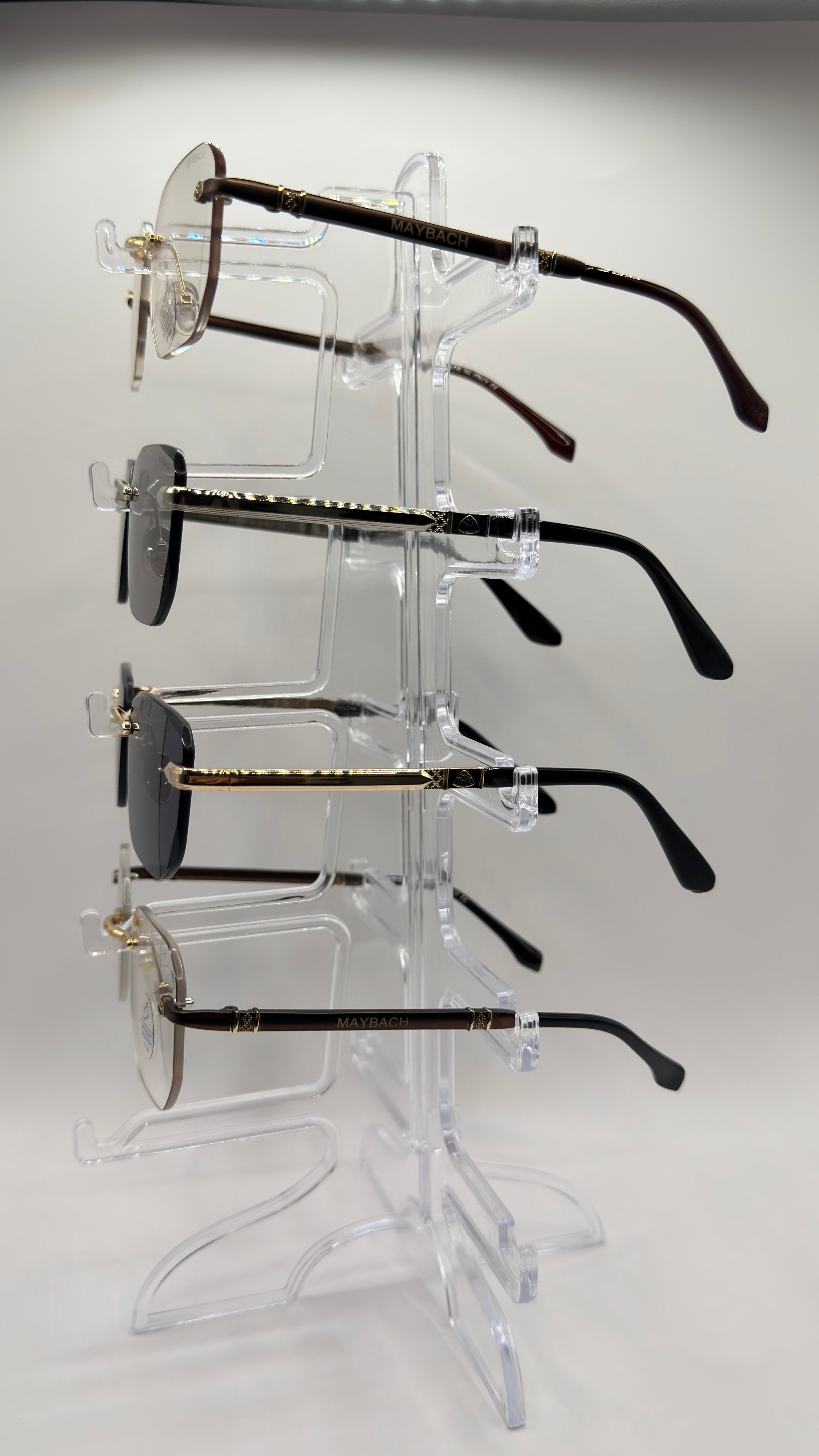 Lunettes de solei de Luxe Rimless